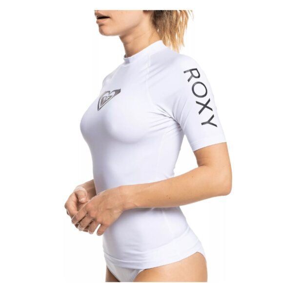 Roxy Women's Whole Hearted Short Sleeve Rashguard - L - NWT - Picture 4 of 4